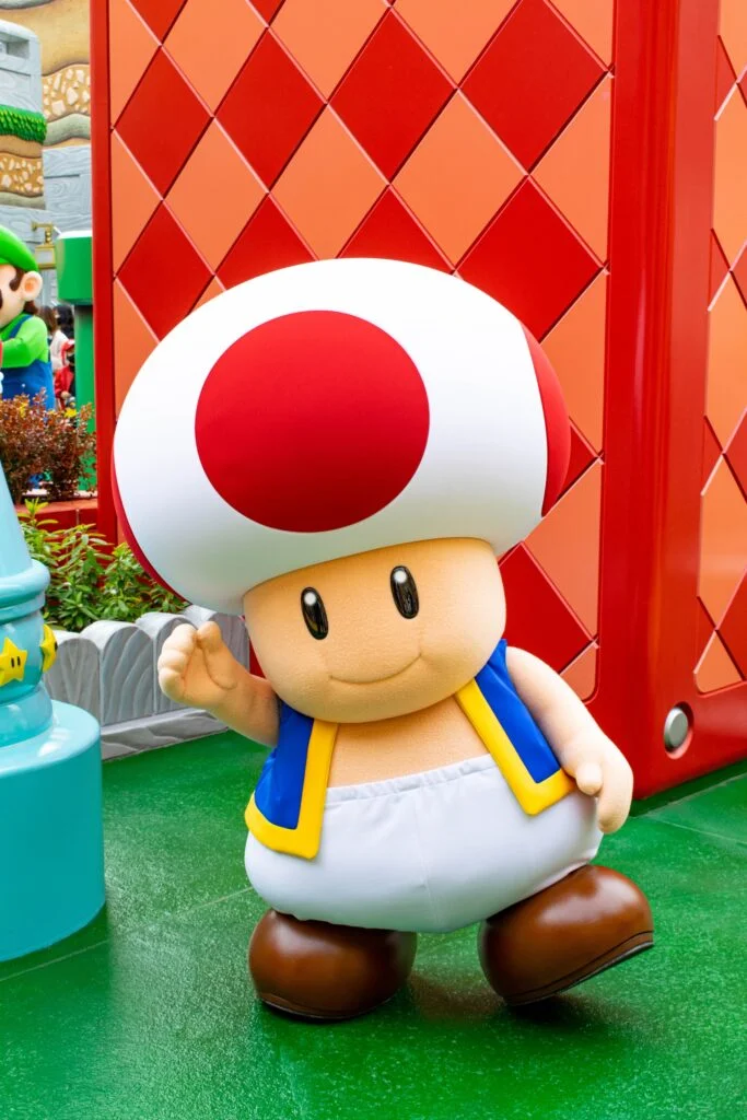 Toad dans Super Nintendo World à Osaka