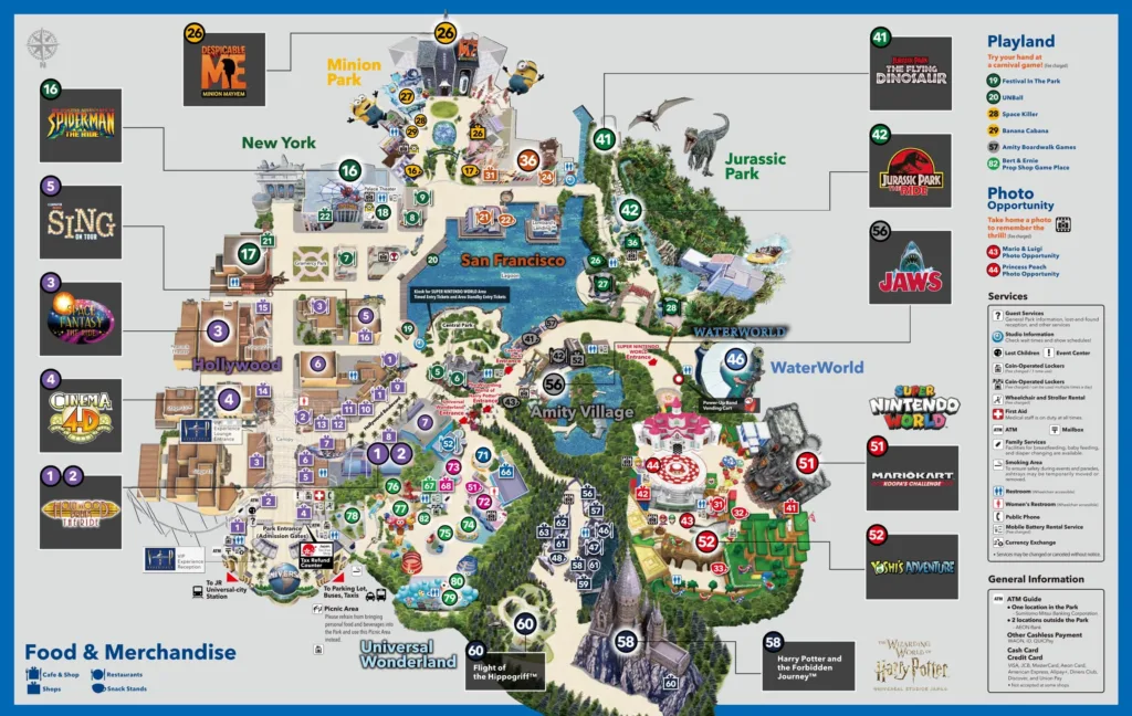 Parc Universal Studios Japan plan