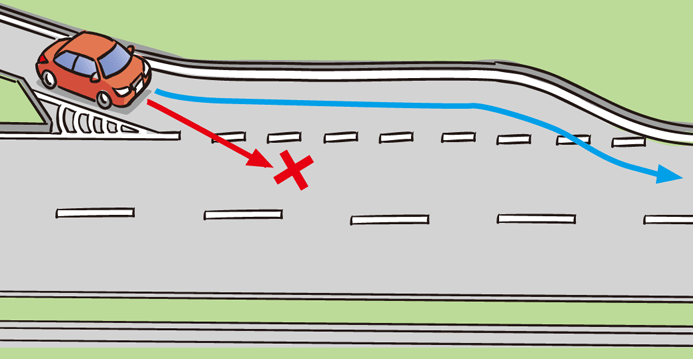 illustration insertion autoroute Japon