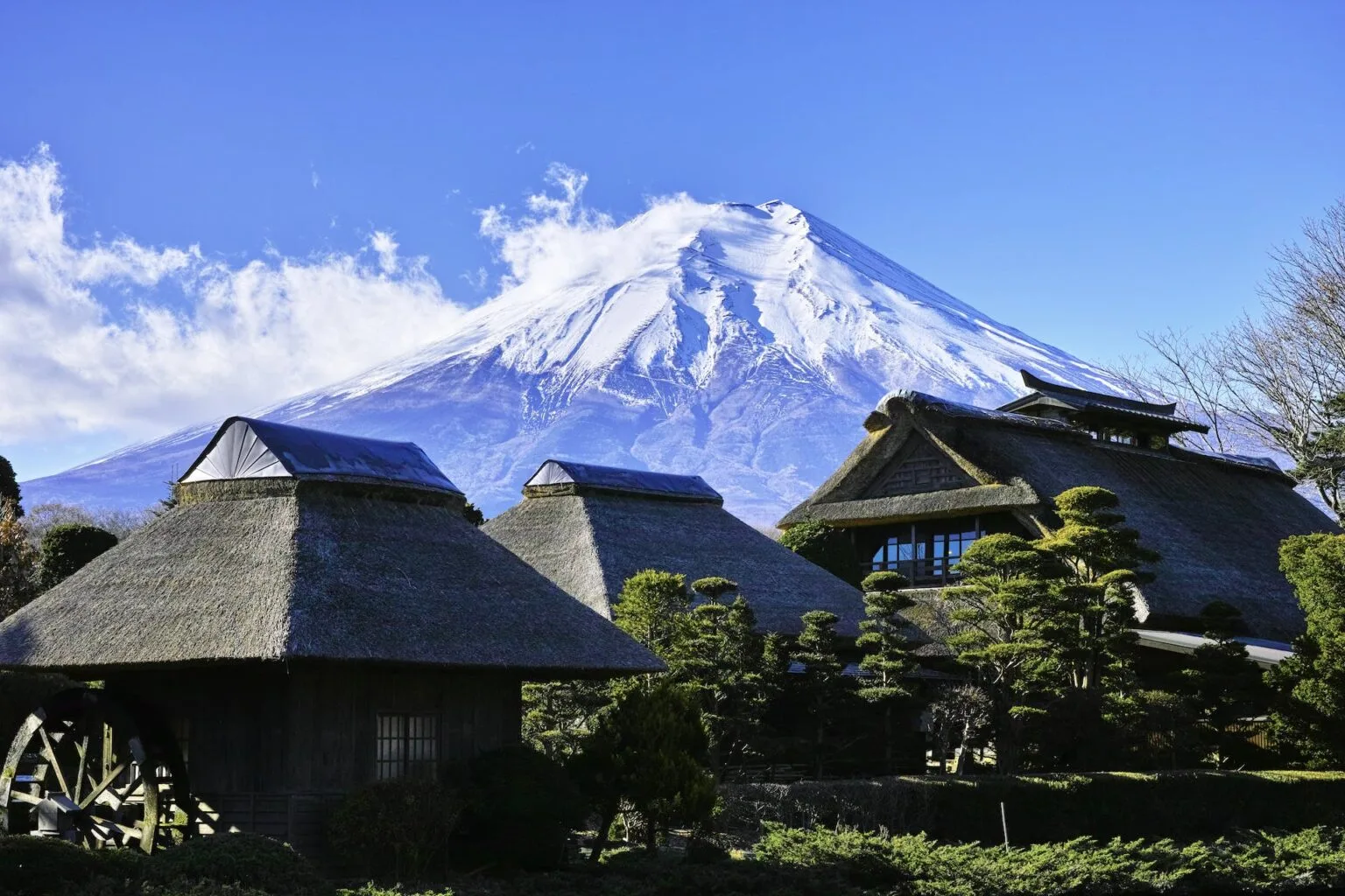 Paysage japonais lors d’un road trip