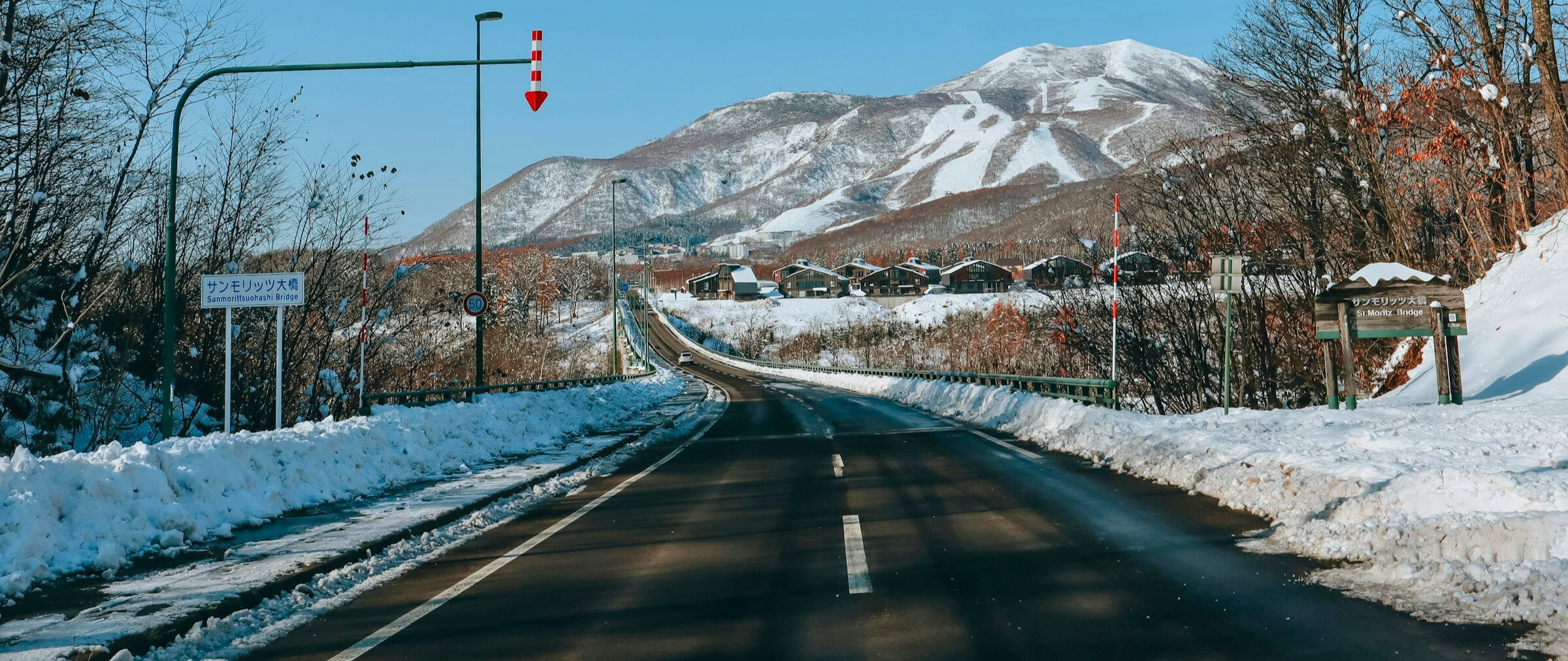 conduire au japon en hiver route neige